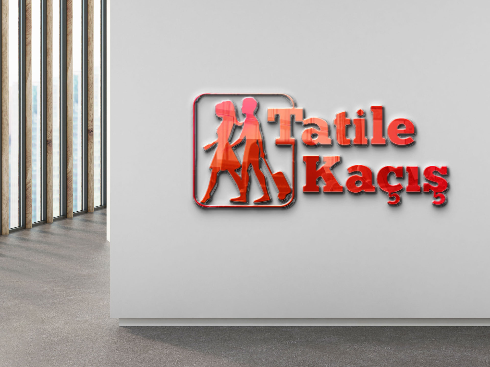 Tatile Kaçış Logo Tasarımı